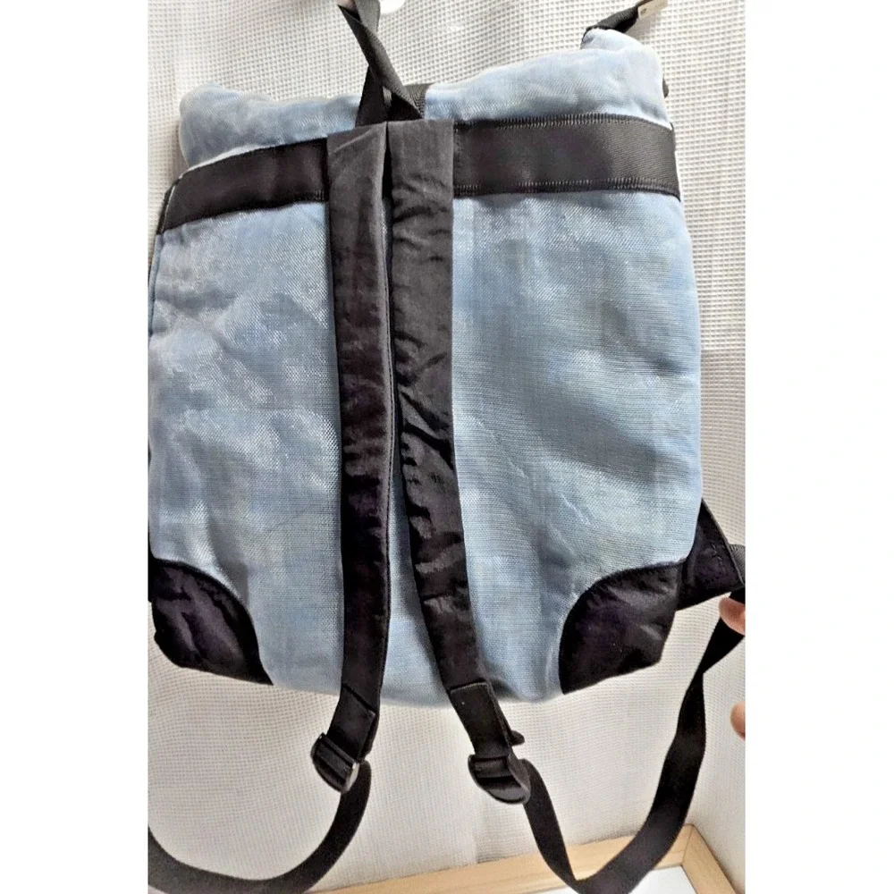 SMATERIA Comma uncycled Laptop blue Nylon mesh‎ overlay black bag